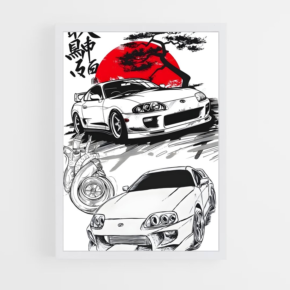 Poster Sunset Supremacy – affiche Toyota (vue 3)
